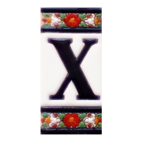 X Цифри и букви 5,5 x 11 см